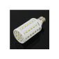 LED lamp, 12 W, E27, 85-265 V AC, SMD 5050 corresponds to 100 W bulb, ultra bright, warm white