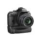 Olympus E-620 Digital SLR Camera (12 megapixels, image stabilization, Live View, Art Filter) Kit incl. Battery grip & 14-42mm lens (optional)
