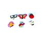 6 St. set of shoe jewelleries insects and birds (Toys)