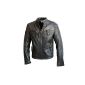 Leather jacket made of soft nappa leather Kay in black (Textiles)