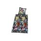 Herding 463467050412 Monster High linen, 80 x 80 cm + 135 x 200 cm with placket, Biber / flannel (household goods)