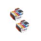 Multipack - 12 x ink cartridges compatible for Canon PGi-550XL / 551XL-CLI - for CANON Pixma MG6350 (Electronics)