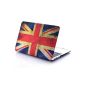 [Free Keyboard Cover] JGOO 15-inch high-quality frosted Rubberized Hard box vintage Union Jack UK British Flag Cover Case For Apple MacBook Pro 15.4 