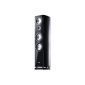 Canton Vento 890 DC tower speaker (180/340 watt) black high gloss (piece) (Accessories)