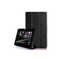 Sony Xperia Tablet iHarbort® Z3 Cover - Ultra Slim Leather Case Cover Case with Stand for Sony Xperia Tablet Z 3 Smart Cover Case Pouch Stand (PU Leather, Ultra Slim Fin) Xperia Tablet Z3 Cover Case (Xperia Tablet Z 3, II-black) (Devices electronic)