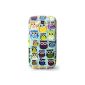 CaseiLike®, S03C3300 Baby Blue, Mother tongues Owl graphic, snap-on back case for Samsung Galaxy S3 S 3 S III SIII i9300 with screen protector 1pcs (Electronics)
