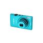 Canon IXUS 125 HS Digital Camera (16 Megapixel, 5x opt. Zoom, 7.5 cm (3 inch) display, Full HD, image stabilized) Blue (Electronics)