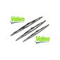 Valeo: Game 3 of wiper blades front and rear for CITROEN EVASION 06 / 94-05 / 02