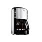 Melitta M 651-020321 Look Selection Filter Coffee Machine -Aromaselector -Glaskanne black / silver (household goods)