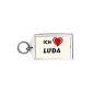 Keychain with I Love Luda (first name / surname / nickname)