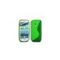 JAMMYLIZARD | S-Line Silicone Case Cover for Samsung Galaxy S3 Mini, green (accessory)