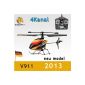 RC Helicopter Helicopter RTF WL V911 Corter 4 CH channels 2,4G NEW 2 batteries helicopter