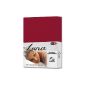 Microfiber Fitted Sheets fitted sheet Jersey Luna 140 x 200 cm Bordeaux