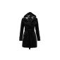 Envy Boutique Damenjacke Fur Hood Parka Military jacket Fleece Belted oversize 36 - 50 (textiles)