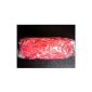 Lot 600 elastic silicone METAL metallic red, 12 clasps for rainbow Loom Bands (Jewelry)