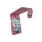 igadgitz Case Pouch lift luxury Leather Case PU (polyurethane), color Cover Pink for Apple iPod Touch 4G 4th Generation 8gb, 32gb & 64 + gb go removable belt clip + Screen Protector (Electronics)