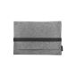 EasyAcc Macbook Air 13.3 inch Felt Sleeve Case Ultrabook Laptop Case for Apple MacBook Air 13 and more (13.3 inch, color: Grey, Size: 340 mm x 240 mm x 8 mm) (Personal Computers)