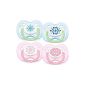 Avent 2 Pacifiers Orthodontic Silicone Free Flow 0-6 Months (Baby Care)