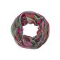 style breaker Ethno Design Loop snood with colorful circles and dots 01016012 (Textiles)