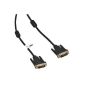 mumbi DVI-D Cable 24 + 1 pin - DVI-D to DVI-D connection cable DUAL LINK 2m gold plated (option)