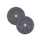 ScSPORTS Hantelscheibe 2 X 10 KG = 20 KG OF ScSPORTS / Cast iron 30 mm bore (equipment)