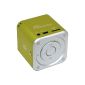 Jaytech 77002421 Bluetooth Mini Bass Cube active speakers (1 piece, 3.5 mm jack, 3 Watt, USB) (Electronics)