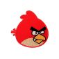 The Red Angry Bird Red Birds Game Figure Patch '' 9 cm x 9 '' - Crest embroidered Patches printed Patches Iron-On Embroidery Patch Clothing (Kitchen)