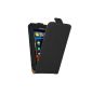 mumbi Premium Genuine Leather Flip Case Samsung Galaxy W i8150 Case Cover - Leather Case Galaxy W Cases (Electronics)