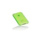 Only for White Apple iPhone 4 / 4S - SEIDIO Silicone Case Neon Green / Yellow Transparent (Electronics)