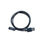 Magnetic cable USB data cable / charger for Sony Xperia Z3, Z3 compact, tablet Z3 compact Z1 L39h Z XL39h Z1 Z2 Compact in black (Electronics)
