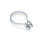 Croydex Lot of 12 rings for shower curtain Transparent (Kitchen)