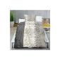 2 pcs.  Beaver cotton winter bedding with zipper in 135x200cm or 155x220cm + 80x80cm // Home-Impression (gray, 135x200cm)