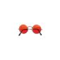 Round Glasses Costume - Hippie Baba Cool - Orange (Toy)
