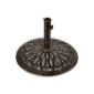 Umbrella stand made of cast iron, 15kg, color: bronze (garden products)