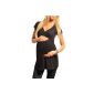 Maternity Tunic Top Vneck Pregnancy Wear Clothing 5058 Variety of Colours (Textiles)