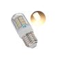SODIAL (R) E27 60 3528 SMD LED Bulb Lamp Bulb 3W Pure White