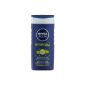 Nivea For Men Shower Gel Energy, 2-pack (2 x 250 ml) (Health and Beauty)