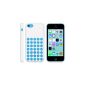 GF-TEC® TPU Gel Case Soft Silicone Cover for iPhone 5C (White) (Electronics)