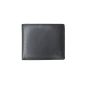 Leather Wallet, black Nappa, Gift box for men (Luggage)