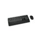 Microsoft Wireless Desktop 3000 Keyboard and Mouse Cordless black (German keyboard layout, QWERTY) (Personal Computers)