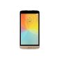 LG L Bello Smartphone (12.7 cm (5 inch) IPS display, 1.3 GHz quad-core processor, 8-megapixel camera, 8 GB of internal memory, Android 4.4) gold (electronics)