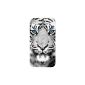 MOXIE Hull Blue Eyes Tiger Collection for iPhone 4 / 4S (Electronics)