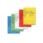 100x move labels, 5 colors, marking with labels from moving box for track when moving (office supplies & stationery)