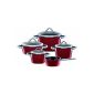 Silit 0021.1868.11 pot set 5-piece Vitaliano Rosso (household goods)