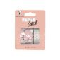 Clairefontaine - 211412C - Decor Adhesive Tape 30 + 15 mm Design Magnolias Pink / Ivory (Office Supplies)
