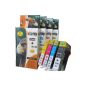 ESMOnline 364BK XL XL 364c 364m & XL 364Y XL Pack 4 XL ink cartridges with chip compatible with HP DeskJet 3520 e-All-in-One Black / cyan / magenta / yellow (Electronics)
