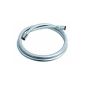 ADOB shower hose 1.25m silver smooth, very durable and will not distort, 40415 (tool)