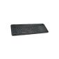 Microsoft All-in-One Media Keyboard Cordless black (German keyboard layout, QWERTY) (Personal Computers)