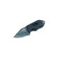 HERBERTZ Top Collection Neck-Knife.  Steel 440, G10 handle ,, stonewashfinish, plastic sheath with chain box (Misc.)