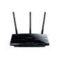TP-Link TD-W8980B (DE) Wireless Modem Router (ADSL / ADSL2 +, 300Mbit / s 5GHz + 300Mbit / s 2.4GHz, Annex B / J, Supports IP-based connections, 4 Gigabit LAN, 2 USB ports for FTP and Media Server ) (Accessories)